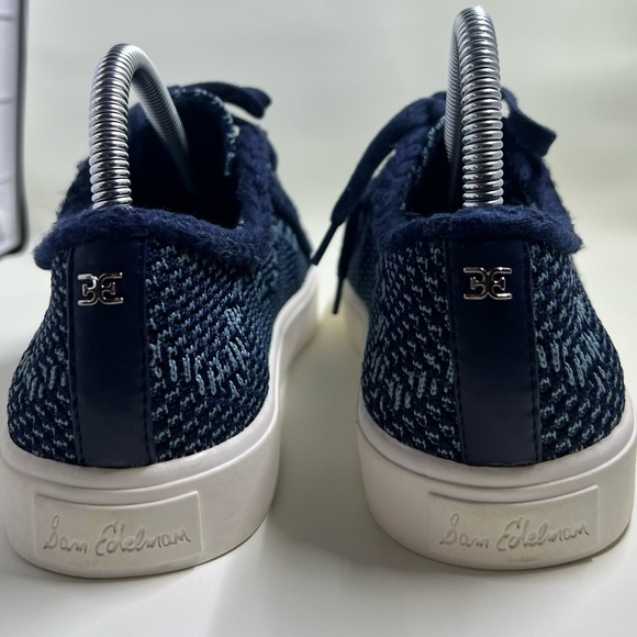 Sam Edelman Elena Baltic Navy Blue Sneakers Size 7.5 - Picture 8 of 12